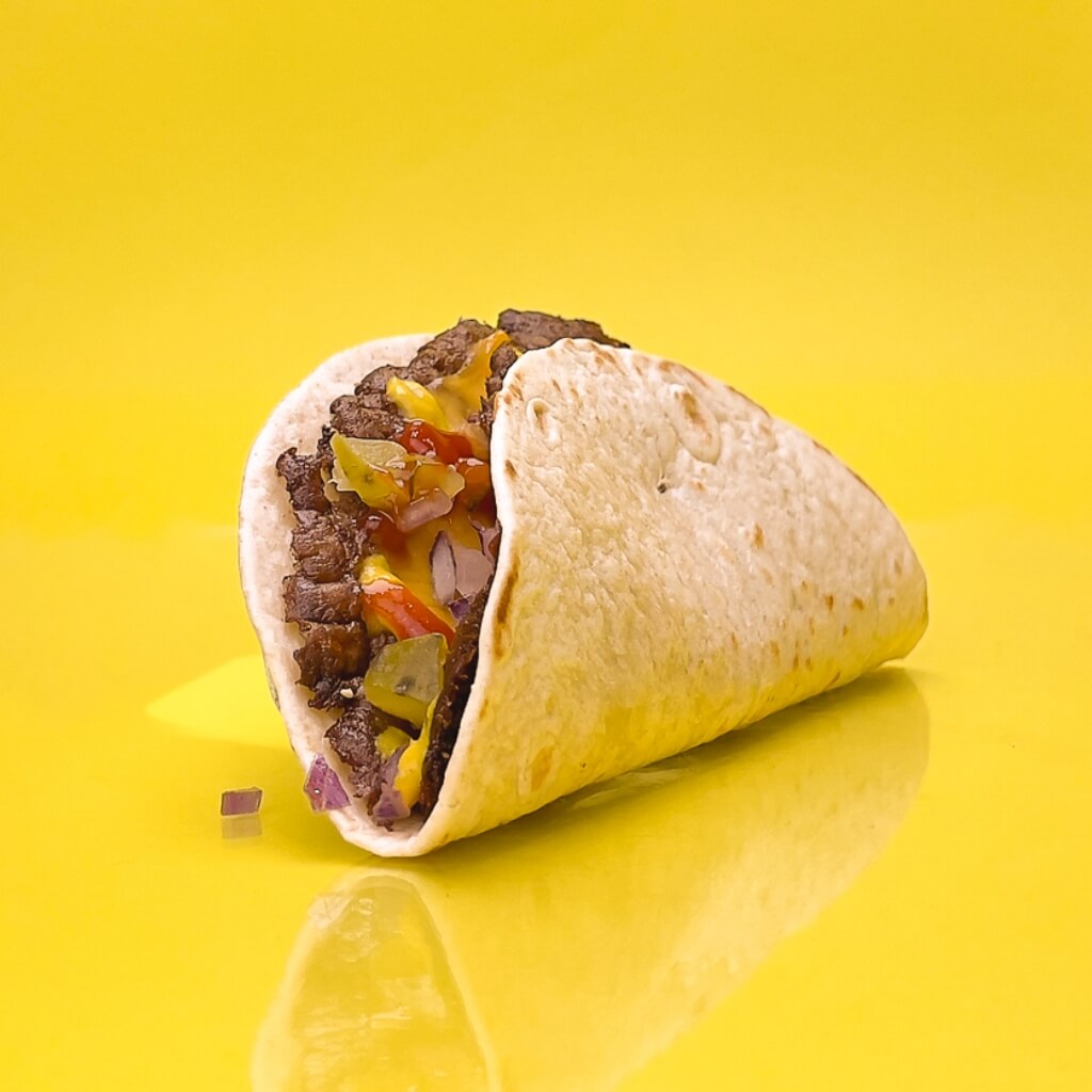 Savers Cheeseburger Taco